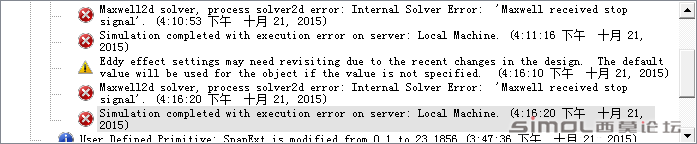 simplorer出现的错误