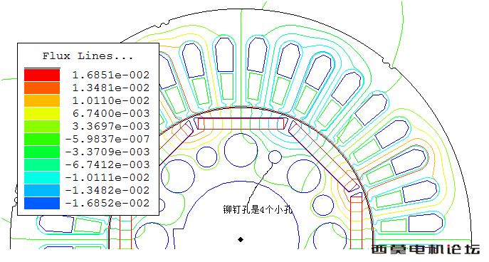 铆钉孔